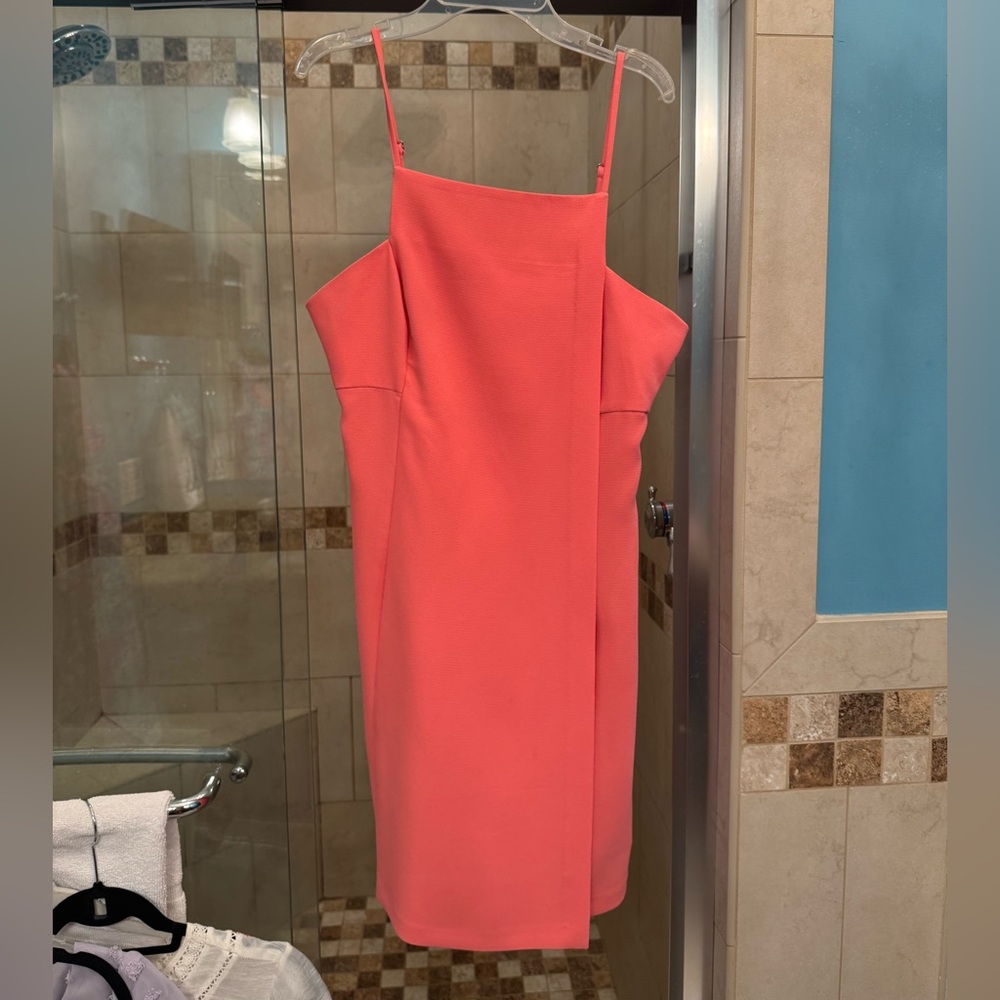 BCBGeneration Strapless Coral Dress